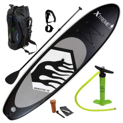 Waterside SUP 305 Haunt Black inkl. Rucksack & Zubehör,