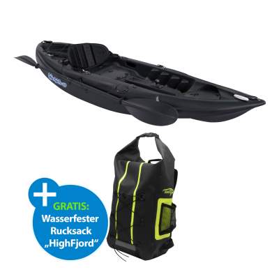 Waterside Glider Angler Pro 270 sit on top Kajak Black Mamba, 270cm