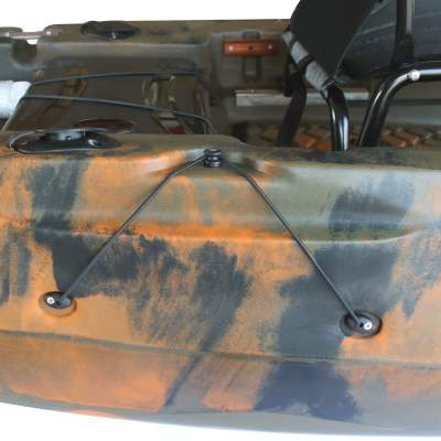 Waterside Pedal Pro Angler 335 sit on top Kajak mit Pedalantrieb Olive Green,
