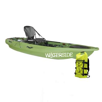 Waterside Pro Angler 335 sit on top Kajak mit Komfortsitz Olive Green