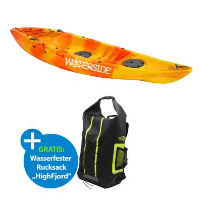 Waterside Adventure G1 Angler 9.0 sit on top Kajak Fireflake Sunrise