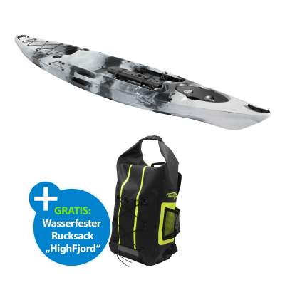 Waterside Pro Experience 12' sit on top Kajak Expedition White Camou