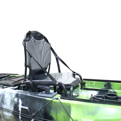 Waterside Pro Angler Pedal Deluxe 335 Sit On Top Kajak 3,35m - Grün / Weiß / Schwarz Camou