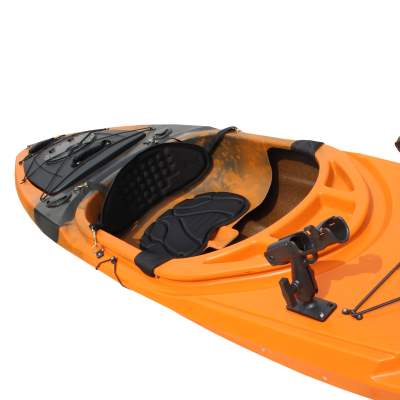 Waterside Eagle Sky 11 Sit In Kajak Stained Orange,