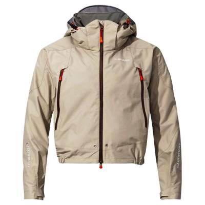 Shimano DS Advance Short Rain Jacket Gr. XL beige,