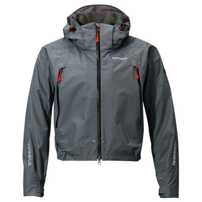 Shimano DS Advance Short Rain Jacket Gr. XL grau,