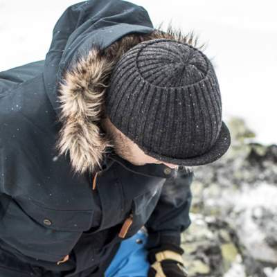 Fjäll Räven Sarek Balaclava Cap dark grey 030 Gr.uni, - dark grey  - Gr.uni