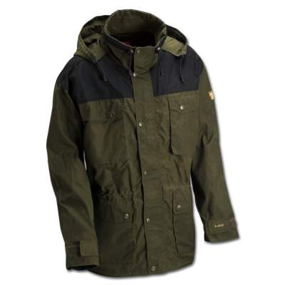 Fjäll Räven Jacke ISLAND M, - oliv/black - Gr.M