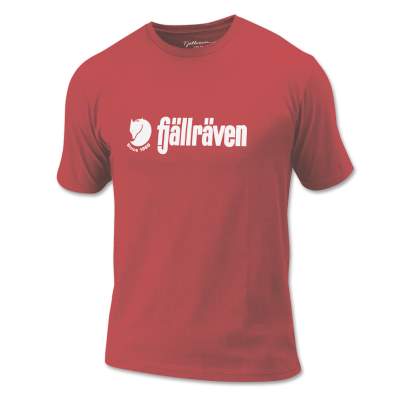 Fjäll Räven Retro Logo T-Shirt M neon red - Gr.M