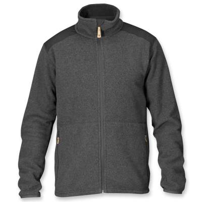 Fjäll Räven Jacke Sten Fleece Dark Grey 030 Gr.M, - Dark Grey - Gr.M