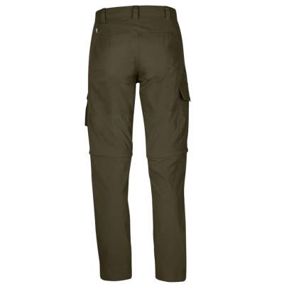 Fjäll Räven Hose Abisko Zip Off Trousers Tamac/Dark Olive 246 Gr. 48, - Tamac/Dark Olive - Gr.48