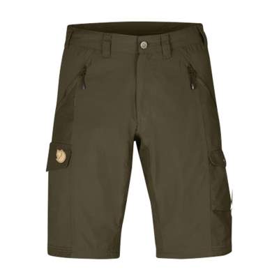 Fjäll Räven Hose Abisko Zip Off Trousers Tamac/Dark Olive 246 Gr. 48, - Tamac/Dark Olive - Gr.48