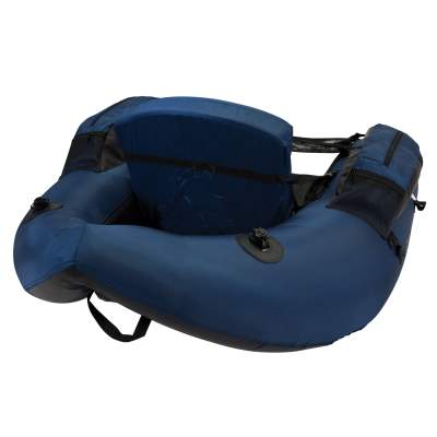 Roy Fishers Belly Boat Super Caster blau