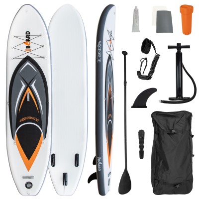 Waterside SUP 3.0 X-Bay white Edition, weiß - 3,00m x 0,76m x 0,15m