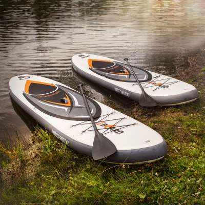 Waterside SUP 3.0 X-Bay white Edition Stand Up Paddle Board weiß - 3,00m x 0,76m x 0,15m