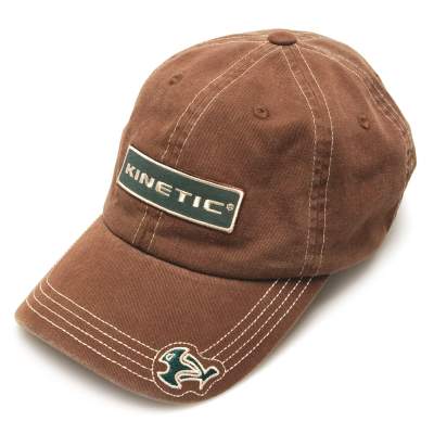 Kinetic Washed Twill Cap, Appl.Logo chocolate brown - Gr.uni
