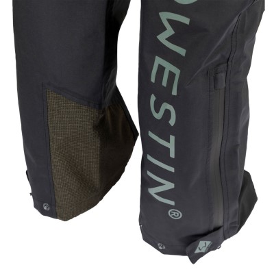 Westin W6 Rain Bibs, Gr. S - Steel Black