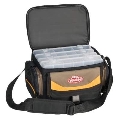 Berkley Gerätetasche Bag System inkl. 4 Boxen Grau/Gelb/Schwarz grau/gelb/schwarz - 28 x 19,5 x 18,5 cm