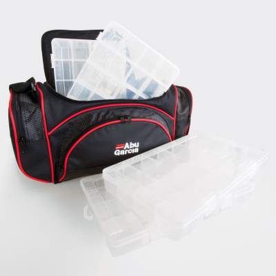 ABU Garcia Ultra Bag Angeltasche (Umhängetasche inklusive 4 Köder Boxen),