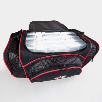 ABU Garcia Ultra Bag Angeltasche (Umhängetasche inklusive 4 Köder Boxen)