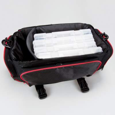 ABU Garcia Large Bag with 4 Boxes Angeltasche (Umhängetasche inklusive 4 Köder Boxen)