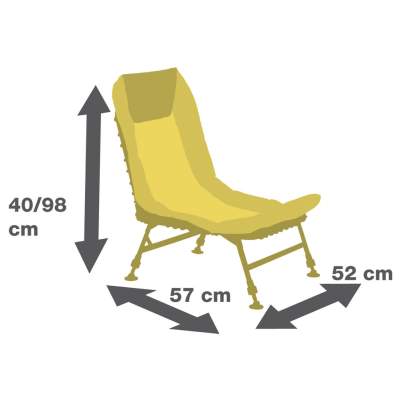 JRC Cocoon Relaxa Recliner Stuhl, 52x57x40/98cm - grün - 4,9kg - TK115kg