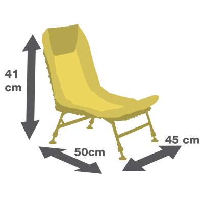 JRC Contact Stuhl II, 50x45x41cm - grün - TK115kg