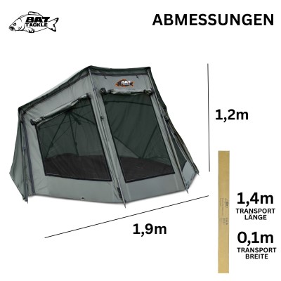 BAT-Tackle Brolly Full Cover 190