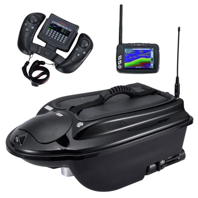 Boatman PLUS PRO Sonar + GPS - Futterboot Schwarz