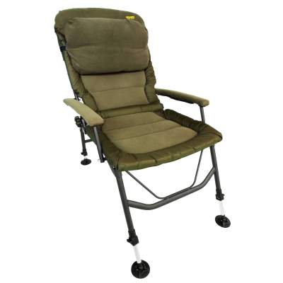 BAT-Tackle Chillzone Super Recliner Chair mit Armlehnen und Kissen,