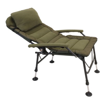 BAT-Tackle Chillzone Super Recliner Chair mit Armlehnen und Kissen