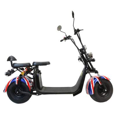 Elektro Scooter 2-Sitzer, Union Jack - englische Flagge
