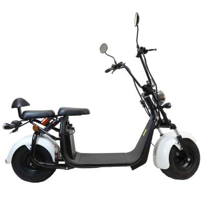 Elektro Scooter 2-Sitzer, White - weiß