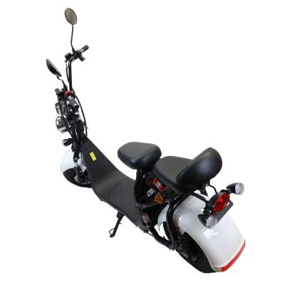 Elektro Scooter 2-Sitzer, White - weiß