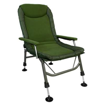 Cyprinus Lazy Boy Hi-Leg Arm Chair Karpfenstuhl inkl. Regencover