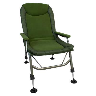 Cyprinus Lazy Boy Hi-Leg Arm Chair Karpfenstuhl inkl. Regencover