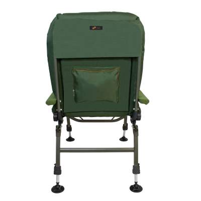 Cyprinus Lazy Boy Hi-Leg Arm Chair Karpfenstuhl inkl. Regencover