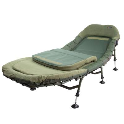 Cyprinus Tilt Memory Foam Carp Fishing 6 leg Bedchair, 206 x 82 cm - 130 KG