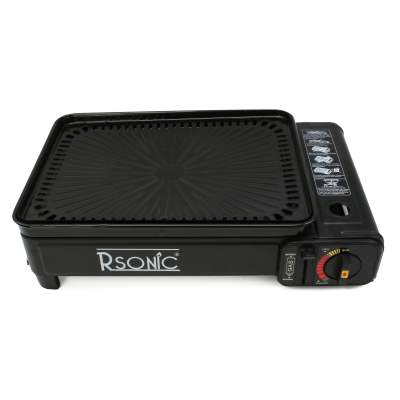 Rsonic Butangas Camping Grill mit Koffer inkl. 8 Gaskartuschen,