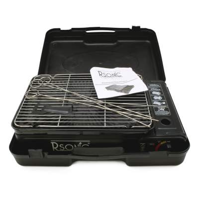 Rsonic Butangas Camping Grill mit Koffer inkl. 8 Gaskartuschen