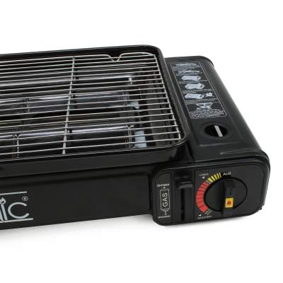 Rsonic Butangas Camping Grill mit Koffer inkl. 8 Gaskartuschen,