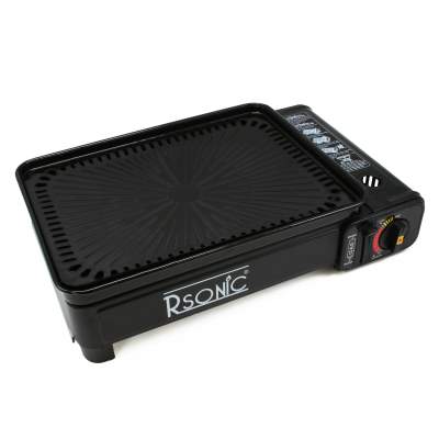 Rsonic Butangas Camping Grill mit Koffer inkl. 8 Gaskartuschen,