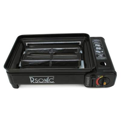 Rsonic Butangas Camping Grill mit Koffer inkl. 8 Gaskartuschen