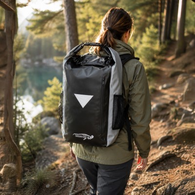 Legendfossil Tarpauline Rucksack Chookie - Drybag schwarz-grau - 23L