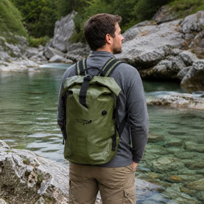 Legendfossil Tarpauline Rucksack Hunter - Drybag olive - 23L