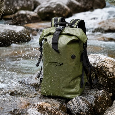 Legendfossil Tarpauline Rucksack Hunter - Drybag olive - 23L