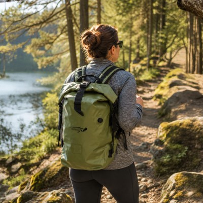Legendfossil Tarpauline Rucksack Hunter - Drybag olive - 23L