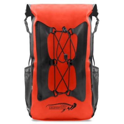 Legendfossil Tarpauline Rucksack  Trapper  Drybag schwarz-rot - 25L