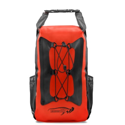 Legendfossil Tarpauline Rucksack  Trapper  - Drybag schwarz-rot - 25L