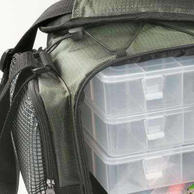 SPRO The Pikefighter Carry-all Storage Tasche II (mit 4 Boxen), 40x25x22cm